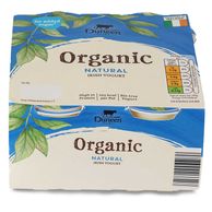 Organic Natural Irish Yogurt 4 X 125g Duneen Dairy